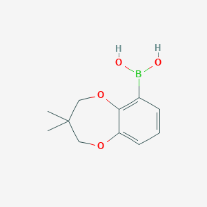 molecular formula C11H15BO4 B3060287 3,3-Dimethyl-2,4-dihydro-1,5-benzodioxepine-6-boronic acid CAS No. 2096341-50-1