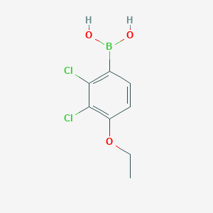 molecular formula C8H9BCl2O3 B3060289 2,3-Dichloro-4-ethoxyphenylboronic acid CAS No. 2096341-64-7