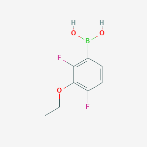 molecular formula C8H9BF2O3 B3060294 3-乙氧基-2,4-二氟苯基硼酸 CAS No. 2096341-72-7