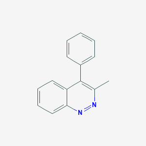 molecular formula C15H12N2 B3060301 3-Methyl-4-phenylcinnoline CAS No. 21039-71-4