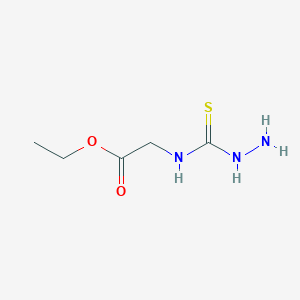 molecular formula C5H11N3O2S B3060302 4-乙氧羰基甲基-硫代氨基脲 CAS No. 21198-09-4