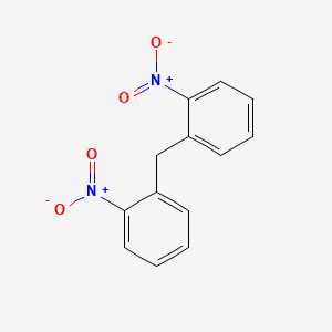 molecular formula C13H10N2O4 B3060305 Bis(2-nitrophenyl)methane CAS No. 21540-57-8