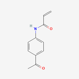 molecular formula C11H11NO2 B3060316 4'-Acetylacrylanilide CAS No. 22535-53-1