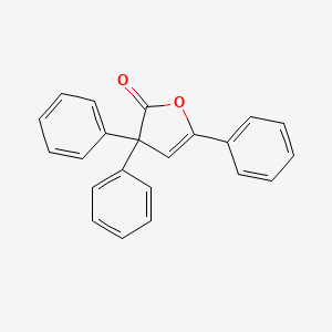 molecular formula C22H16O2 B3060323 3,3,5-Triphenylfuran-2(3h)-one CAS No. 2313-03-3