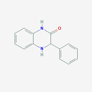 molecular formula C14H12N2O B3060326 3-苯基-3,4-二氢喹喔啉-2(1H)-酮 CAS No. 23465-73-8