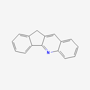 molecular formula C16H11N B3060331 11H-茚并[1,2-b]喹啉 CAS No. 243-51-6
