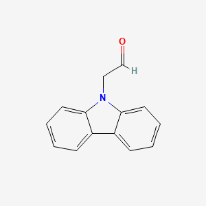 molecular formula C14H11NO B3060341 2-(9H-Carbazol-9-YL)acetaldehyde CAS No. 25557-77-1