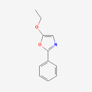 molecular formula C11H11NO2 B3060343 5-乙氧基-2-苯基-1,3-恶唑 CAS No. 25755-93-5