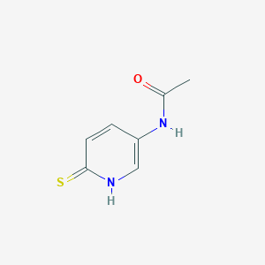 molecular formula C7H8N2OS B3060351 N-(6-sulfanylidene-1H-pyridin-3-yl)acetamide CAS No. 27885-57-0
