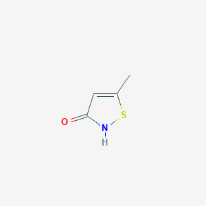 molecular formula C4H5NOS B3060354 5-Methylisothiazol-3-ol CAS No. 2825-29-8