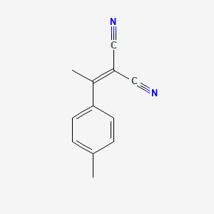 molecular formula C12H10N2 B3060372 [1-(4-Methylphenyl)ethylidene]malononitrile CAS No. 3111-61-3