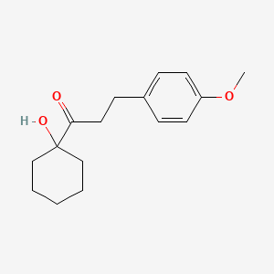 1-(1-Hydroxycyclohexyl)-3-(4-methoxyphenyl)propan-1-one