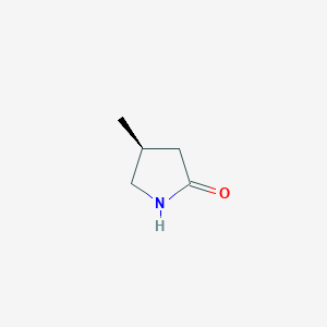 molecular formula C5H9NO B3060378 (S)-4-Methylpyrrolidin-2-one CAS No. 31551-66-3