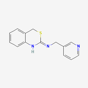 molecular formula C14H13N3S B3060383 N-(3-pyridinylmethyl)-4H-3,1-benzothiazin-2-amine CAS No. 320420-01-7