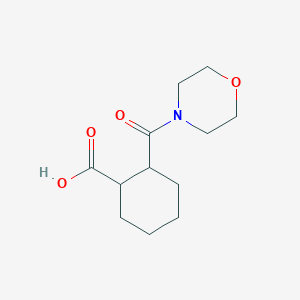 molecular formula C12H19NO4 B3060393 2-(Morpholine-4-carbonyl)-cyclohexanecarboxylic acid CAS No. 331947-26-3