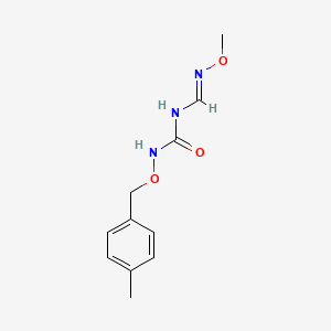 molecular formula C11H15N3O3 B3060408 N-[(methoxyimino)methyl]-N-[(4-methylbenzyl)oxy]urea CAS No. 338756-53-9