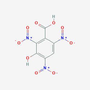 molecular formula C7H3N3O9 B3060413 3-Hydroxy-2,4,6-trinitrobenzoic acid CAS No. 33927-45-6