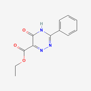 Ethyl 5-hydroxy-3-phenyl-1,2,4-triazine-6-carboxylate