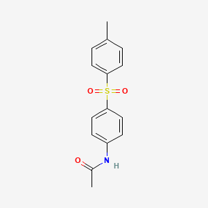 molecular formula C15H15NO3S B3060464 N-{4-[(4-methylphenyl)sulfonyl]phenyl}acetamide CAS No. 4094-39-7