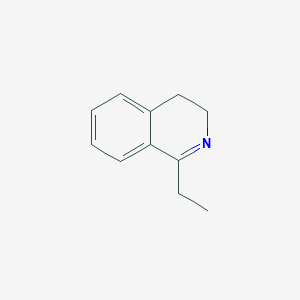 molecular formula C11H13N B3060465 1-Ethyl-3,4-dihydroisoquinoline CAS No. 41173-70-0