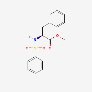 molecular formula C17H19NO4S B3060475 methyl (2S)-2-[(4-methylbenzene)sulfonamido]-3-phenylpropanoate CAS No. 42384-33-8