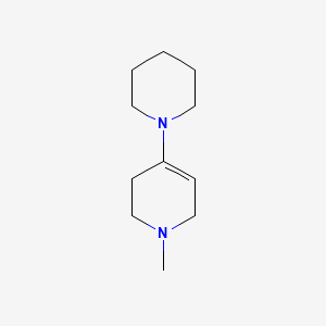molecular formula C11H20N2 B3060481 1-methyl-4-piperidin-1-yl-3,6-dihydro-2H-pyridine CAS No. 42833-29-4