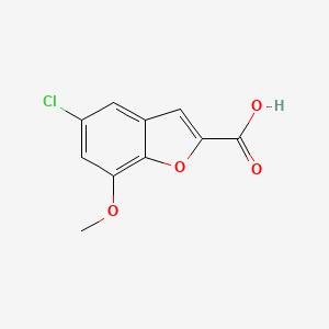5-Chloro-7-methoxy-1-benzofuran-2-carboxylic acid