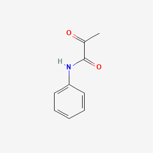molecular formula C9H9NO2 B3060503 2-Oxo-N-phenylpropanamide CAS No. 46114-86-7