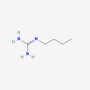 molecular formula C5H13N3 B3060505 2-Butylguanidine CAS No. 462-69-1