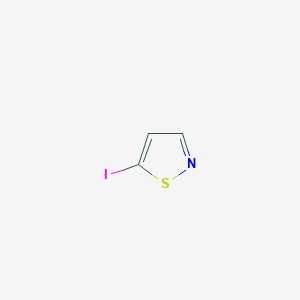 molecular formula C3H2INS B3060527 5-碘异噻唑 CAS No. 49602-30-4