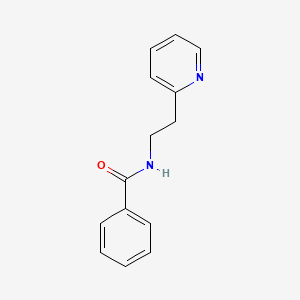 molecular formula C14H14N2O B3060529 N-[2-(2-吡啶基)乙基]苯甲酰胺 CAS No. 4976-05-0