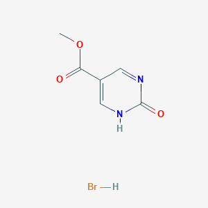 B3060537 Methyl 2-oxo-1,2-dihydropyrimidine-5-carboxylate hydrobromide CAS No. 50628-31-4