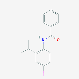 molecular formula C16H16INO B3060542 N-(4-碘-2-异丙苯基)苯甲酰胺 CAS No. 509114-15-2