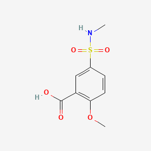 B3060547 2-Methoxy-5-((methylamino)sulphonyl)benzoic acid CAS No. 51887-56-0