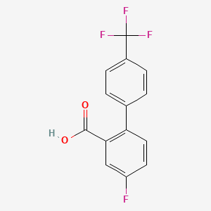5-Fluoro-2-(4-trifluoromethylphenyl)benzoic acid