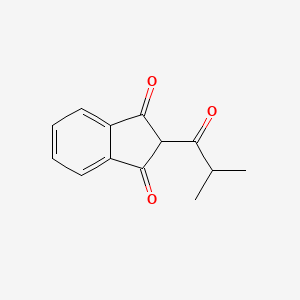 2-(2-Methylpropanoyl)indene-1,3-dione