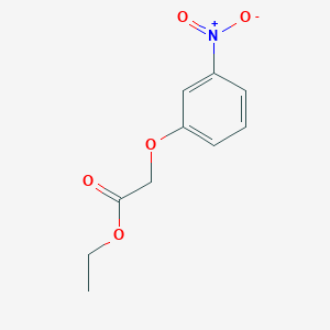 molecular formula C10H11NO5 B3060606 2-(3-硝基苯氧基)乙酸乙酯 CAS No. 5544-77-4