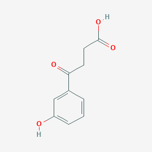 molecular formula C10H10O4 B3060611 4-(3-羟基苯基)-4-氧代丁酸 CAS No. 56872-07-2