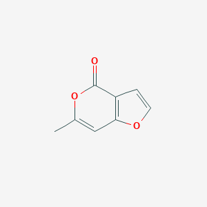 molecular formula C8H6O3 B3060614 6-甲基-4H-呋喃[3,2-c]吡喃-4-酮 CAS No. 57053-19-7