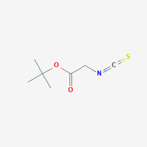 molecular formula C7H11NO2S B3060627 叔丁酸 N-(硫代次亚甲基)甘氨酸酯 CAS No. 58511-02-7