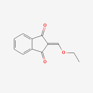 molecular formula C12H10O3 B3060628 2-(Ethoxymethylene)indane-1,3-dione CAS No. 59117-83-8