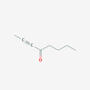 molecular formula C8H12O B3060636 辛-2-炔-4-酮 CAS No. 59845-82-8