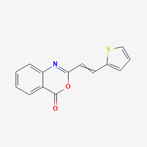 4H-3,1-Benzoxazin-4-one, 2-[2-(2-thienyl)ethenyl]-