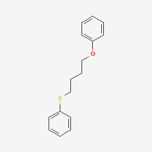 molecular formula C16H18OS B3060639 1-苯氧基-4-苯硫基-丁烷 CAS No. 59950-11-7