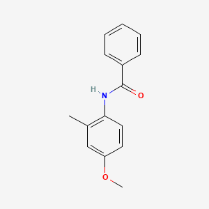 molecular formula C15H15NO2 B3060652 N-(4-甲氧基-2-甲苯基)苯甲酰胺 CAS No. 61495-08-7