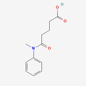 molecular formula C12H15NO3 B3060656 5-(Methyl(phenyl)amino)-5-oxopentanoic acid CAS No. 61797-99-7