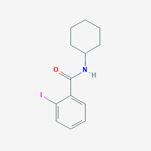 molecular formula C13H16INO B3060662 N-环己基-2-碘苯甲酰胺 CAS No. 62142-03-4