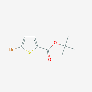 molecular formula C9H11BrO2S B3060664 叔丁基 5-溴噻吩-2-羧酸酯 CAS No. 62224-20-8