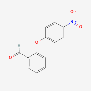 molecular formula C13H9NO4 B3060665 2-(4-Nitrophenoxy)benzaldehyde CAS No. 62256-41-1