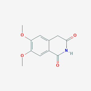 molecular formula C11H11NO4 B3060677 6,7-Dimethoxyisoquinoline-1,3(2H,4H)-dione CAS No. 63177-14-0